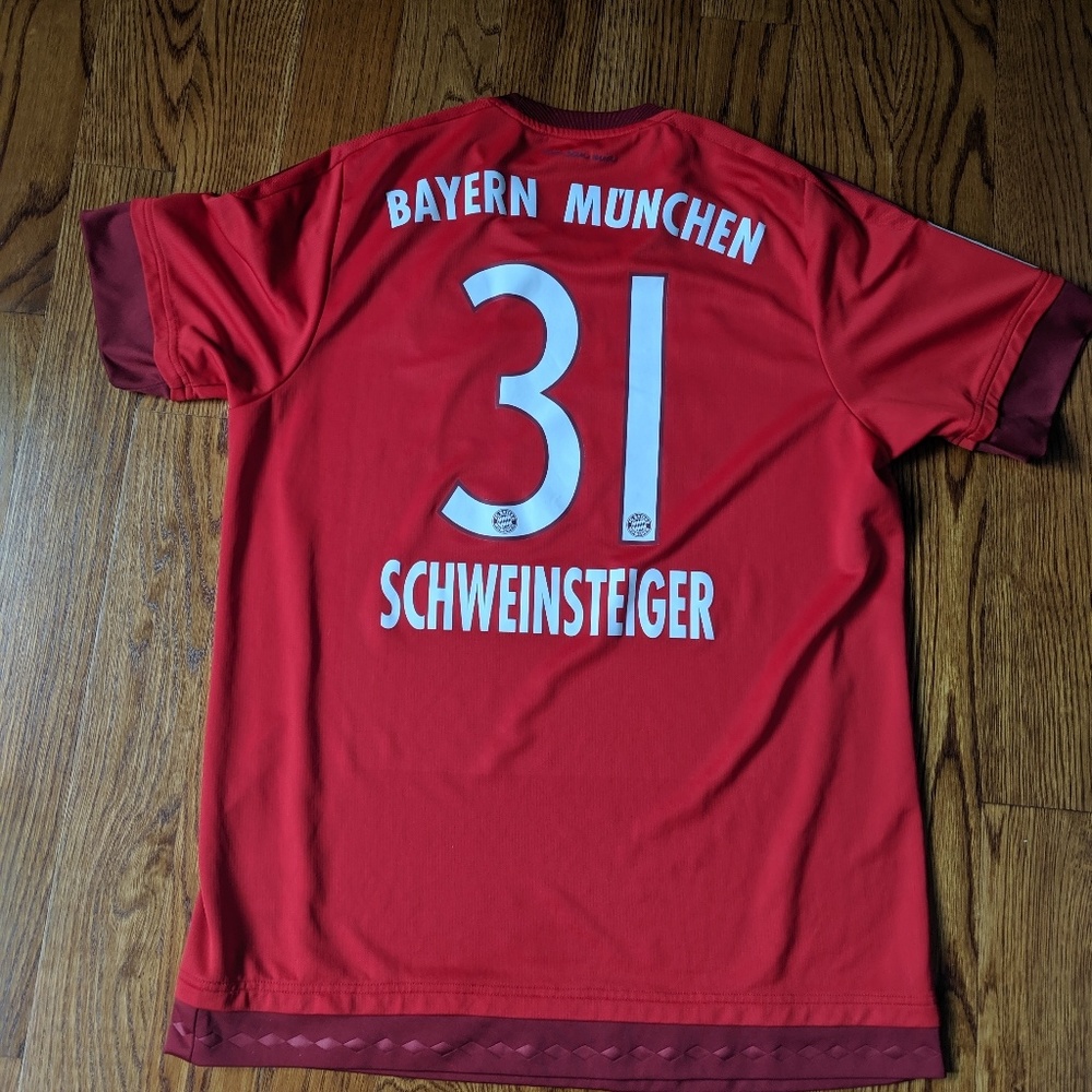 Adidas FC Bayern Munich Schweinsteiger Jersey
